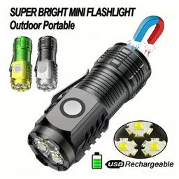 USB Rechargeable LED Flashlight (Mini)