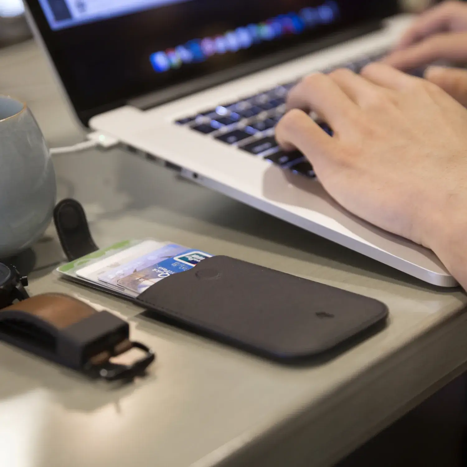DAX Wallet - Grey/Black