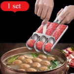 Meatball Maker Tool, Stainless Steel Kitchen Manual Non-Stick Meatball Maker