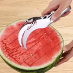 Watermelon Slicer Cutter Tool – Durable Stainless Steel Blade Watermelon Cutter with Ergonomic Handle