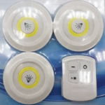 LED Puck Light 3 Pack - Works with Remote Control