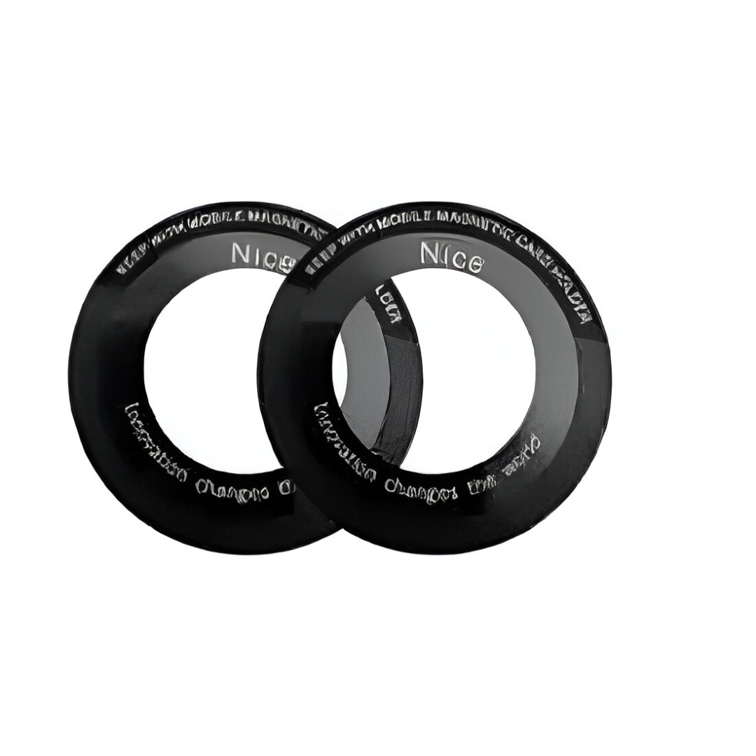 1122 Metal Ring Plate for Phone Mount Car Holder Metal Stickers Plate Phone Magnet ( Black Color) - Image 1