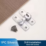 Universal 90/180 Degree Flip Latch Lock (Silver) - Image 2