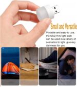 2PCS-USB Mini/Small Night Light, Eye Care LED Small Round Light - Image 2