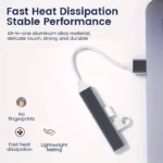 USB 3.0 Hub 5-in-1 adapter showing SD card slots and ports