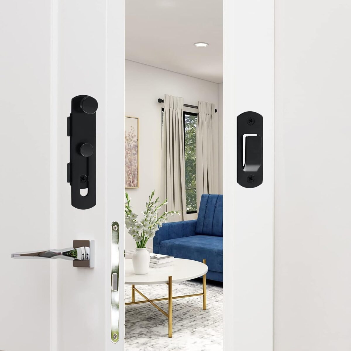 Universal 90/180 Degree Flip Latch Lock (Black) - Image 3