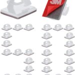 50PCS / 3M Cable Clips Self Adhesive Cord Organizer, Wire Holder