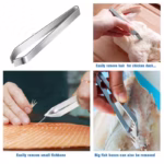 Stainless Steel Fish Scaler Remover Set, Multifunctional Fish Descaler Tool - Image 3