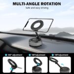Magnetic Car Phone Holder, Vacuum Suction Cup Phone - Image 2