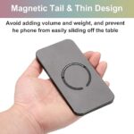 Metal Ring Plate for Phone Mount Car Holder Metal Stickers Plate Phone Magnet ( Black Color) - Image 3