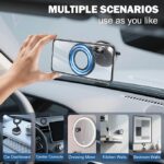 Magnetic Car Phone Holder, Vacuum Suction Cup Phone - Image 4