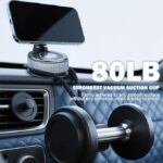 Magnetic Car Phone Holder, Vacuum Suction Cup Phone - Image 6