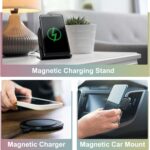 Metal Ring Plate for Phone Mount Car Holder Metal Stickers Plate Phone Magnet ( Black Color) - Image 5