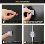 50PCS / 3M Cable Clips Self Adhesive Cord Organizer, Wire Holder - Image 7