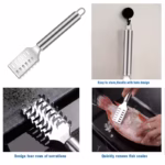 Stainless Steel Fish Scaler Remover Set, Multifunctional Fish Descaler Tool - Image 4