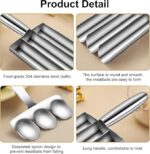 Meatball Maker Tool, Stainless Steel Kitchen Manual Non-Stick Meatball Maker - Image 7