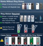 Black magnetic phone mount with vacuum suction base and foldable metal arm