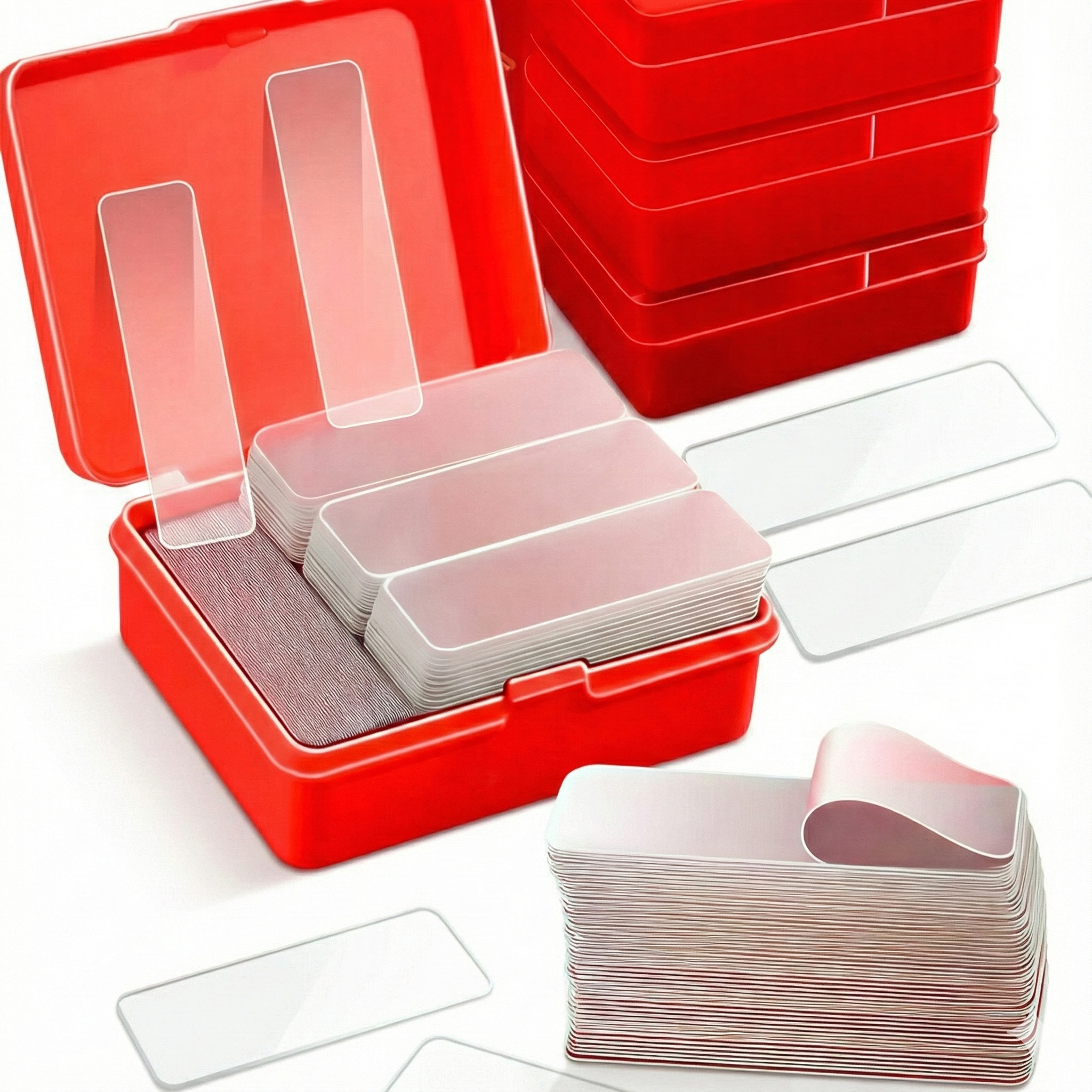 White 60PCS - Nano Double-Sided Rectangle Mounting Tape - Image 1