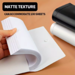 Heavy-Duty Frosted Vertical Document Folders (A4/A5) – High-Capacity Organizer with Secure Snap Closure - Image 4