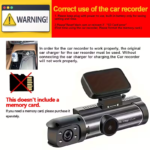 Vital Dashcam Pro 2026 — Dual Front & Rear Car Camera with Night Vision - Image 3