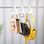 Purse Hanger for Closet – Set of 2 Heavy Duty Organizers with Keychain - Image 2
