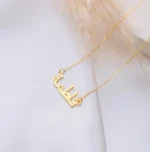 Fatima Arabic Name Necklace – Copper Calligraphy Pendant - Image 4