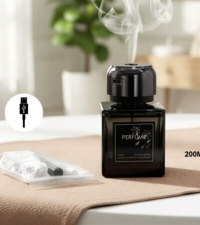 Elegant 200ml Glass Reed Diffuser - Modern Freshness Blend.