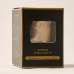 Gold crystal-embellished electrical wall plug-in with an Oud fragrance refill.