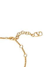 Valentino Garavani gold-tone VLogo bracelet with Swarovski crystals