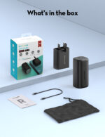 Compact black Ravpower 30W USB-C wall charger with Power Delivery