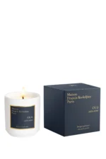 Maison Francis Kurkdjian Oud Satin Mood scented candle in a glass jar.