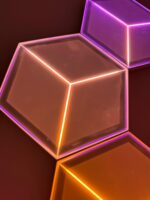 Govee Glide Hexagon Light Panels Ultra RGBIC smart wall lighting setup