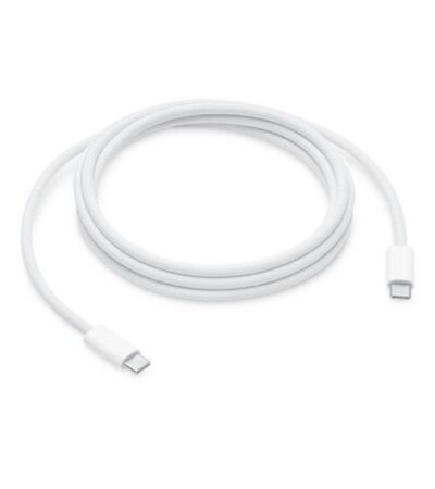 Genuine Apple 2-meter USB-C to USB-C 240W woven charging cable in White