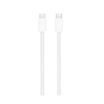 Genuine Apple 2-meter USB-C to USB-C 240W woven charging cable in White