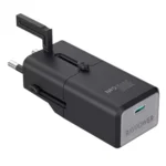 Compact black Ravpower 30W USB-C wall charger with Power Delivery