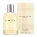 Burberry Weekend For Women 100ml Eau De Parfum perfume bottle with packaging box