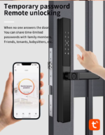 Smart Lock DQ002 with two-way security handle and illuminated keypad