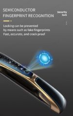 Automatic 3D face recognition smart door lock with fingerprint and keypad