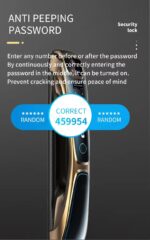 Automatic 3D face recognition smart door lock with fingerprint and keypad