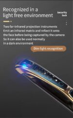 Automatic 3D face recognition smart door lock with fingerprint and keypad