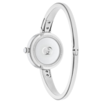 Gucci Model 2000 Ladies' 24mm Watch with Pink Guilloche Dial and Steel Bangle