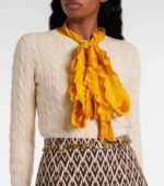 Valentino Garavani VLogo Signature Chain Belt in Antique Gold Brass