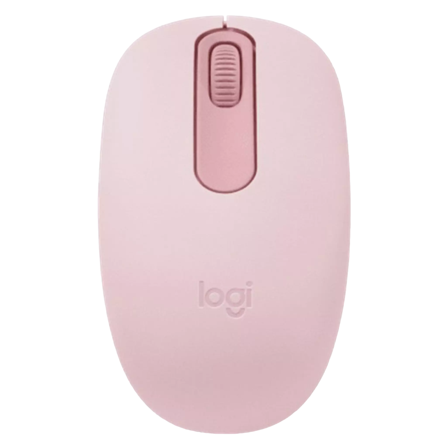 ماوس لوجيتك M196 بتقنية البلوتوث - منظر علوي Logitech M196 Bluetooth Wireless Mouse in Rose Pink 910-007461
