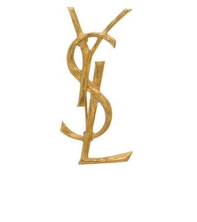 Saint Laurent Opyum YSL Brooch Gold