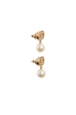 Valentino Garavani Logo Signature Earrings Gold