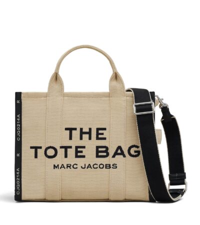 Marc Jacobs Medium Tote Bag Jacquard – Beige Designer Women’s Tote