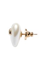 Valentino Garavani VLogo Signature Earrings Gold Pearl