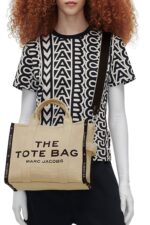 Marc Jacobs Medium Tote Bag Jacquard – Beige Designer Women’s Tote