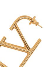 Valentino Garavani VLogo Earrings Gold
