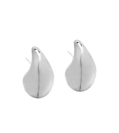 Bottega Veneta Small Drop Earrings Sterling Silver